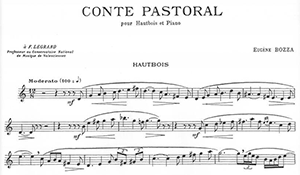 Eug&egrave;ne Bozza: Conte Pastoral