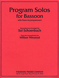 Program Solos for Bassoon