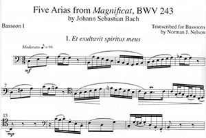 J.S. Bach: Five Arias from Magnificat, BWV 243 for 2 Bassoons