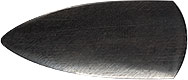 Contoured Ebony Wood Bassoon Plaque