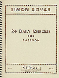 Simon Kovar: 24 Daily Exercises for Bassoon