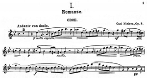Carl Nielsen: Fantasy Pieces opus 2 for Oboe and Piano