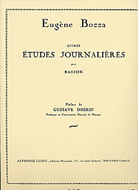 Eug&egrave;ne Bozza: 15 Etudes Journalieres
