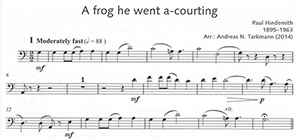 Paul Hindemith:  A Frog He Went A-Courting