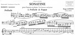Serge Lancen: Sonatine