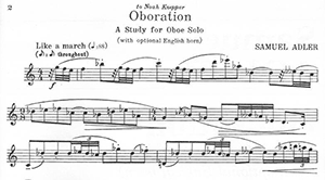 Samuel Adler: Oboration