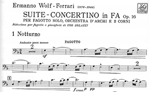 Ermanno Wolf-Ferrari: Suite Concertino in F, op. 16