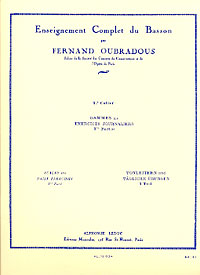 Oubradous: Scales and Daily Exercises Vol. 1 for Bassoon