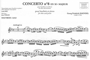 G.F. Handel: Oboe Concerto No. 8 in Bb Major HWV301