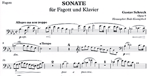 Gustav Schreck: Sonata in E flat major