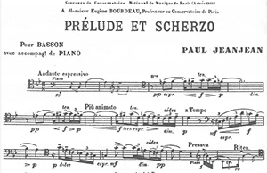 Paul Jeanjean: Prelude et Scherzo