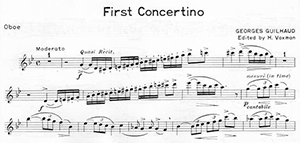 Georges Guilhaud:  First Concertino