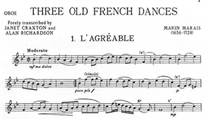 Marin Marais: Three Old French Dances