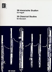 William Waterhouse: 30 Classical Studies for Bassoon