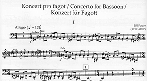 Ji&rcaron;&iacute; Pauer: Concerto for Bassoon and Orchestra