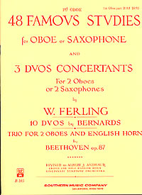 Ferling: 48 Famous Studies for Oboe or Saxophone, op. 31