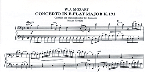 W.A. Mozart: Concerto for Bassoon in Bb K. 191
