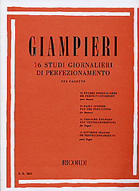 Alamiro Giampieri: Sixteen Daily Studies for Bassoon
