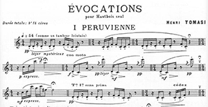 Henri Tomasi: &Eacute;vocations