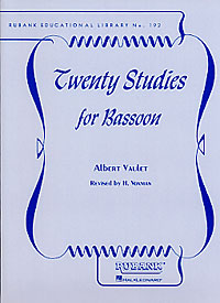 Albert Vaulet: 20 Studies for Bassoon
