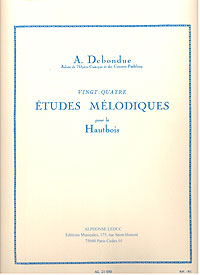 Albert Debondue: 24 Melodic Etudes for the Oboe